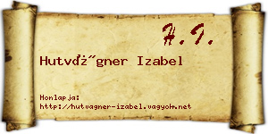 Hutvágner Izabel névjegykártya